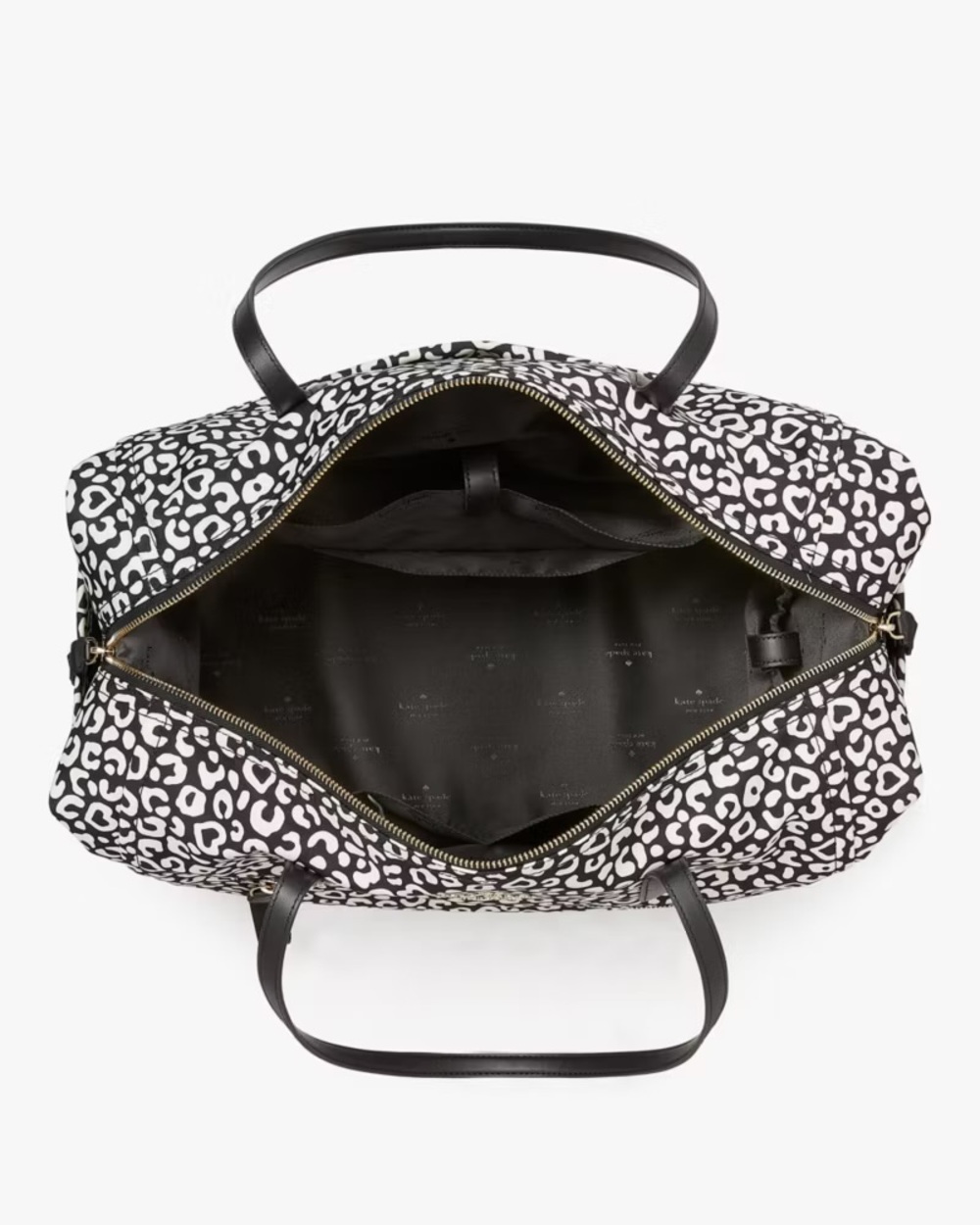 Kate Spade Leopard Heart Weekender Bag - Picture 13 of 14